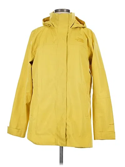 Pre-owned The North Face Raincoat In Yellow