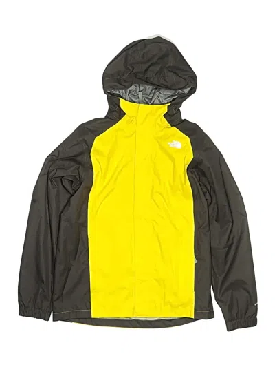 Pre-owned The North Face Kids' Raincoat In Yellow