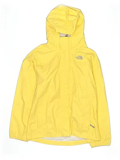 Pre-owned The North Face Kids' Raincoat In Yellow