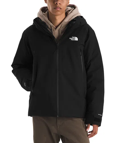 The North Face Range Down Hood Jacket In Black