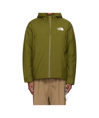 The North Face Green Range Down Jacket In Forest Olive Pib