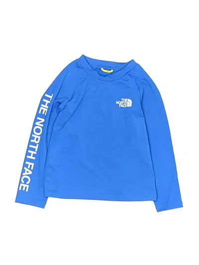 Pre-owned The North Face Kids' Rash Guard In Blue