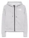 The North Face Grey Reaxion Zip-up Hoodie In Grau