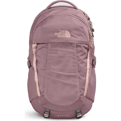 The North Face Recon Backpack In Fawn Grey/pink Moss