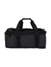 The North Face Rectangular Black Duffle Bag With Adjustable Straps In Black