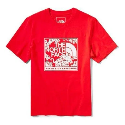 The North Face Red Box Celebration T-shirt 'red'