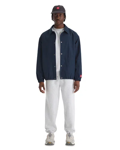 The North Face Red Box Dryvent Coaches Jacket In Blue
