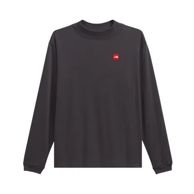 Pre-owned The North Face Red Box Long-sleeve Tee 'obsidian' | Black | Men's Size L