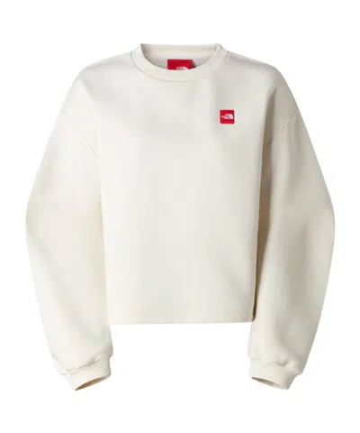 The North Face Red Box Sweatshirt In White