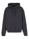 The North Face Relaxed Fit Tnf Red Box Hoodie In Blue