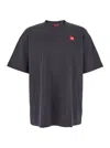 The North Face Mens Obsidian Redbox Logo-patch Cotton T-shirt Xl In Brown