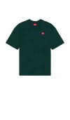 The North Face Red Box Tee In Green