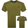 THE NORTH FACE THE NORTH FACE REDBOX CELEBRATION T SHIRT GREEN