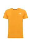 The North Face Simple Dome T Shirt Yellow In Gold/black