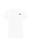 The North Face White T-shirt With Logo Printed On The Front And Back In Cotton Blend Man In White