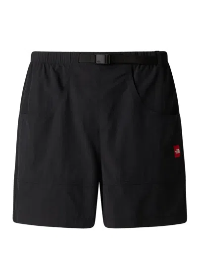 The North Face Red Box Shorts In Black
