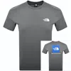 The North Face Redbox T Shirt Grey In Grey