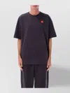 The North Face Mens Obsidian Redbox Logo-patch Cotton T-shirt Xl In Blue