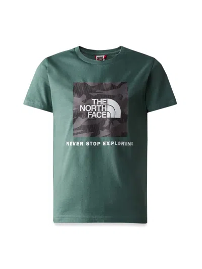 The North Face Redbox Tee In Green