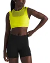 The North Face Refina Double Layer Sports Bra In Sulphur Spring Green
