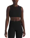 The North Face Refina Double Layer Sports Bra In Tnf Black