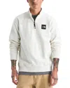The North Face Regular Fit Quarter Zip Fleece In White