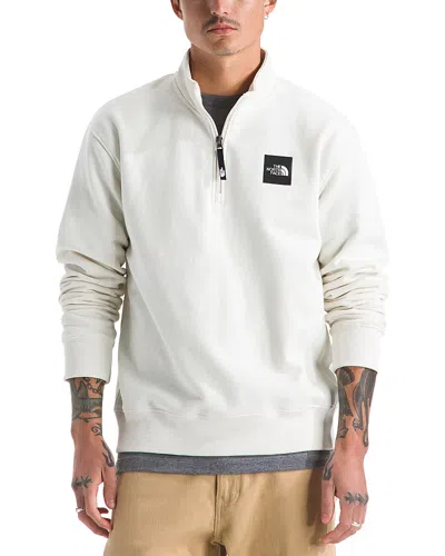 The North Face Regular Fit Quarter Zip Fleece In White
