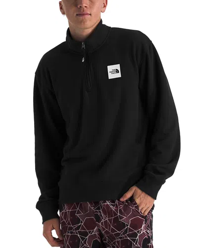 The North Face Regular Fit Quarter Zip Fleece In Black