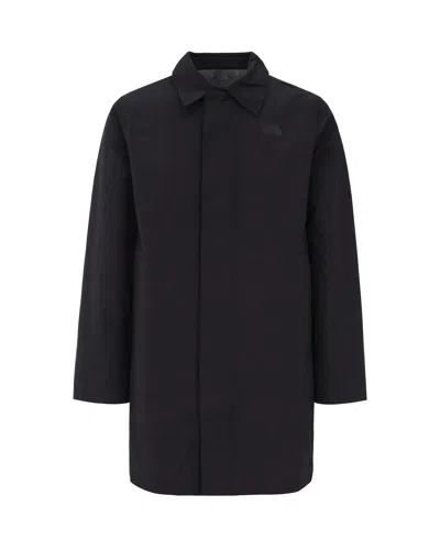 The North Face Regular Fit Straight Line Concealed Closure Parka In Black