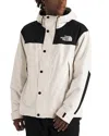 The North Face Reign On Relaxed Fit Water Repellent Jacket In White Dune