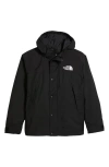 The North Face Reign On Relaxed Fit Water Repellent Jacket In Tnf Black