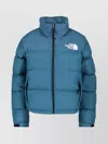 The North Face Fitted Utility Jacket With Front Zipper And Multiple Pockets In Blue
