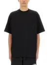 The North Face Ss Dome Relaxed Tee T-shirt In Black Cotton In Black