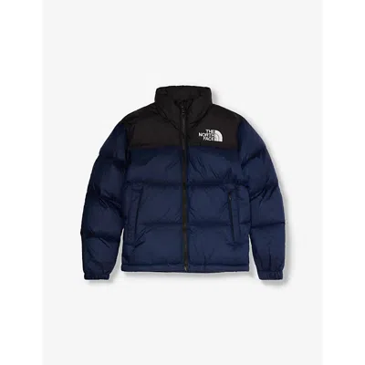 The North Face Kids' Summit Navy Retro 1996 Nuptse Zip-pockets Shell-down Jacket 6-20 Years