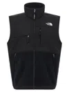 The North Face Logo Vest With High Collar And Pockets In Black