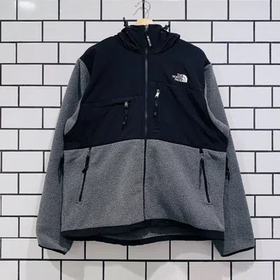 Pre-owned The North Face Retro Denali Hoodie Grey In Gray