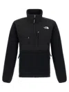 The North Face Canyonlands Stretch Fleece Standard Fit Full Zip Mock Neck Sweatshirt In Black