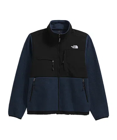 The North Face Logo Vertical Collar Grab Velvet Casual Jacket In Black