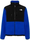 The North Face Mens Retro Denali Colour-block Fleece Jacket Blue In Blue