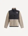 The North Face Mens Medium Beige Retro Denali High-neck Fleece Jacket In Brown