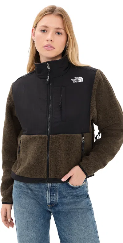 The North Face Retro Denali Jacket Dark Chestnut/tnf Black In Brown