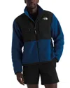 The North Face Logo Vertical Collar Grab Velvet Casual Jacket In Estate Blue