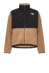 The North Face Retro Denali Jacket In Latte & Tnf Black