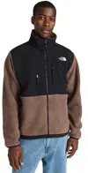 The North Face Denali Polartec Fleece In Smokey Brown/tnf Black