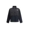 The North Face Tekware Grid Hybrid Full Zip Jacket In Black