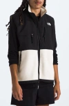 The North Face Zippered Pockets Color Block Vest In Black