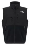 The North Face Logo Vest With High Collar And Pockets In Black