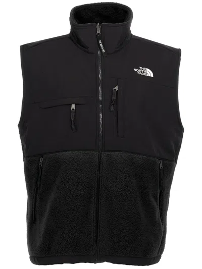 The North Face Vests With Logo In Black