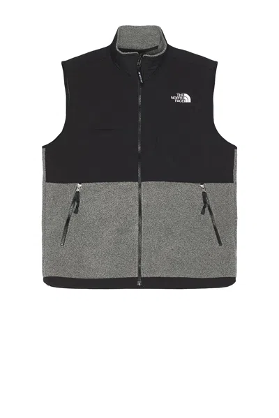 The North Face Retro Denali Vest In Tnf Medium Grey Heather