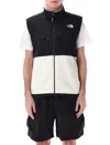 The North Face Zippered Pockets Color Block Vest In White